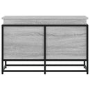 vidaXL szürke sonoma szerelt fa tárolóláda fedéllel 80x40x51,5 cm