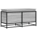 vidaXL szürke sonoma szerelt fa tárolóláda fedéllel 100x40x51,5 cm