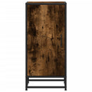 vidaXL füstös tölgy színű szerelt fa tálalószekrény 35,5 x 35 x 76 cm