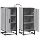 vidaXL szürke sonoma színű szerelt fa tálalószekrény 35,5 x 35 x 76 cm