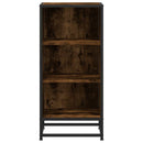 vidaXL füstös tölgy színű szerelt fa tálalószekrény 35,5 x 35 x 76 cm