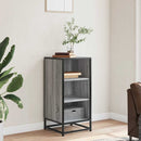 vidaXL szürke sonoma színű szerelt fa tálalószekrény 35,5 x 35 x 76 cm