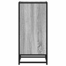 vidaXL szürke sonoma színű szerelt fa tálalószekrény 35,5 x 35 x 76 cm