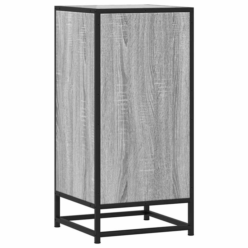 vidaXL szürke sonoma színű szerelt fa tálalószekrény 35,5 x 35 x 76 cm