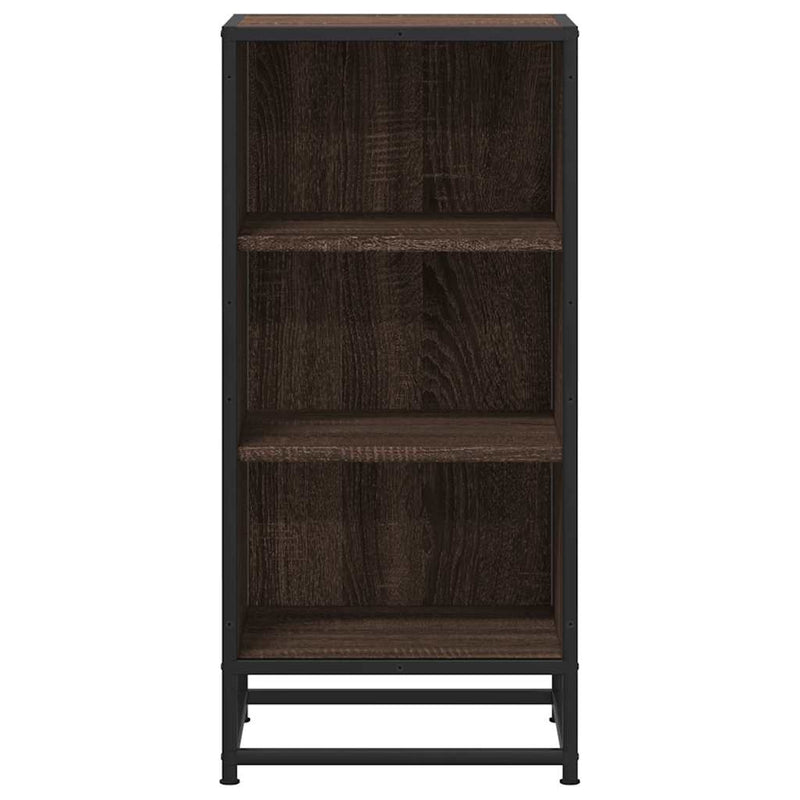 vidaXL barna tölgy színű szerelt fa tálalószekrény 35,5 x 35 x 76 cm