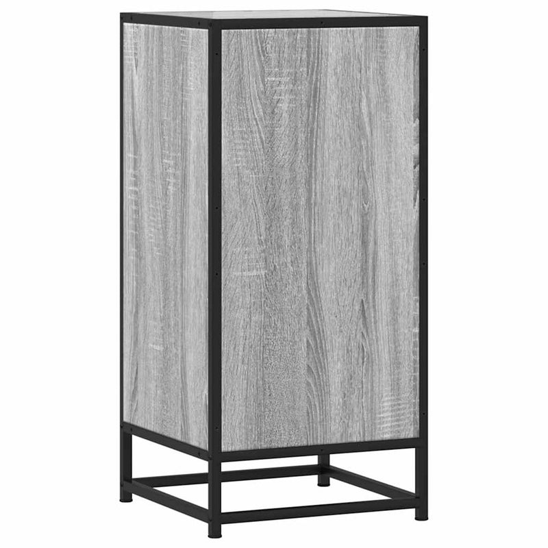 vidaXL szürke sonoma színű szerelt fa tálalószekrény 35,5 x 35 x 76 cm