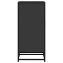 vidaXL fekete szerelt fa tálalószekrény 35,5 x 35 x 76 cm