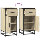 vidaXL sonoma tölgy színű szerelt fa tálalószekrény 35,5 x 35 x 76 cm