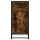 vidaXL füstös tölgy színű szerelt fa tálalószekrény 35,5 x 35 x 76 cm