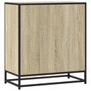 vidaXL sonoma tölgy színű szerelt fa tálalószekrény 68 x 35 x 76 cm