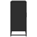 vidaXL fekete szerelt fa tálalószekrény 68 x 35 x 76 cm