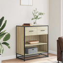 vidaXL komód Sonoma tölgy 68x35x76 cm Gépelt fa