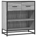vidaXL komód Szürke Sonoma 68x35x76 cm Gépi úton előállított fa