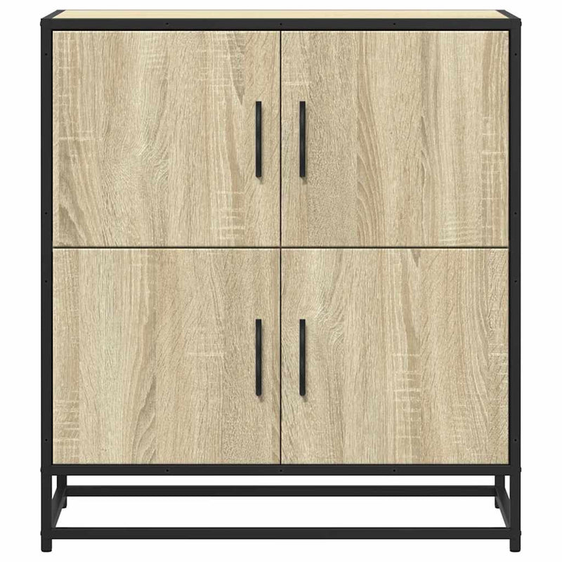 vidaXL komód Sonoma tölgy 68x35x76 cm Gépelt fa