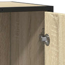 vidaXL komód Sonoma tölgy 62x35x76 cm Gépelt fa