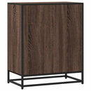 vidaXL barna tölgy színű szerelt fa tálalószekrény 62x35x76 cm