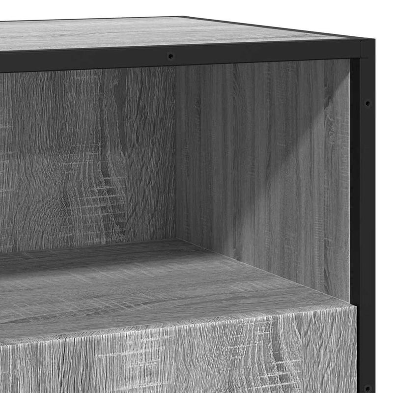 vidaXL komód Szürke Sonoma 68x35x76 cm Gépi úton előállított fa