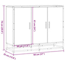 vidaXL sonoma tölgy színű szerelt fa tálalószekrény 94x35x76 cm