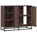 vidaXL barna tölgy színű szerelt fa tálalószekrény 92 x 35 x 76 cm