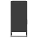 vidaXL fekete szerelt fa tálalószekrény 100x35x76 cm