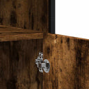 vidaXL sonoma tölgy színű szerelt fa tálalószekrény 100x35x76 cm