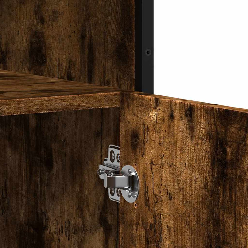 vidaXL sonoma tölgy színű szerelt fa tálalószekrény 100x35x76 cm