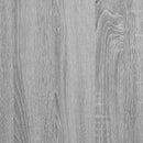 vidaXL Highboard szürke sonoma 35,5x35x139 cm gépelt fa és fém