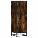vidaXL Highboard sonoma tölgy 35,5x35x106,5 cm gépelt fa és fém
