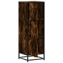 vidaXL Highboard sonoma tölgy 35,5x35x106,5 cm gépelt fa és fém