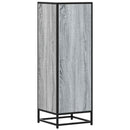 vidaXL Highboard szürke sonoma 35,5x35x106,5 cm gépelt fa és fém