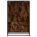 vidaXL Highboard sonoma tölgy 68x35x106,5 cm gépelt fa és fém