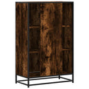 vidaXL Highboard sonoma tölgy 68x35x106,5 cm gépelt fa és fém