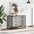 vidaXL szürke sonoma színű szerelt fa fiókos szekrény 70x41x56 cm