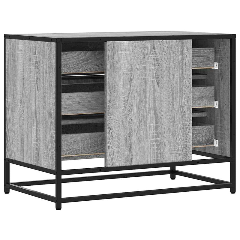 vidaXL szürke sonoma színű szerelt fa fiókos szekrény 70x41x56 cm