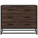 vidaXL barna tölgy szerelt fa fiókos szekrény 70x41x56 cm