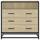 vidaXL sonoma-tölgy színű szerelt fa fiókos szekrény 70x41x70 cm