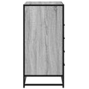 vidaXL szürke sonoma színű szerelt fa fiókos szekrény 70x41x83,5 cm