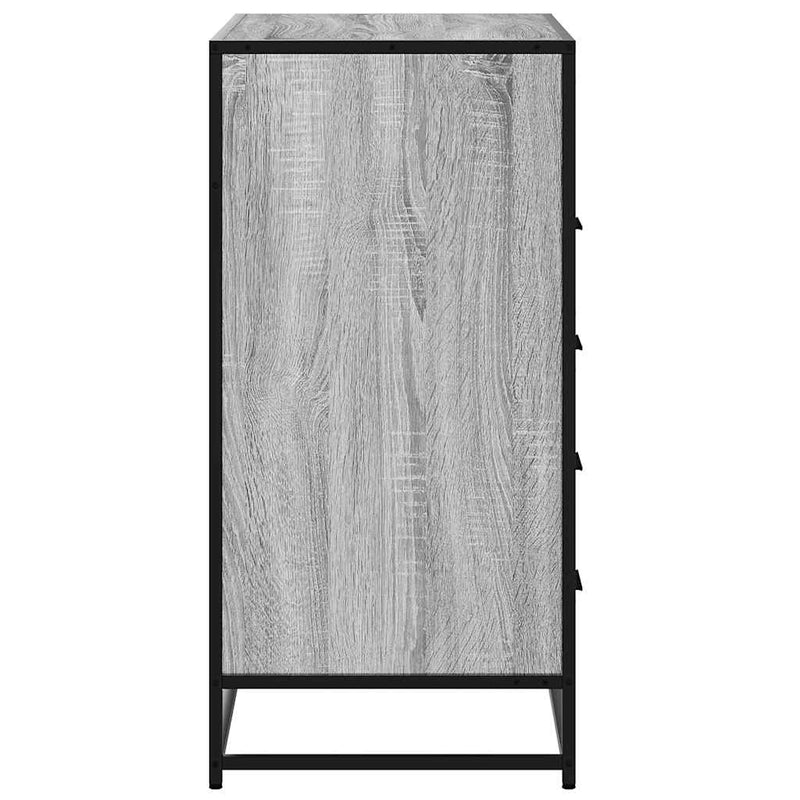 vidaXL szürke sonoma színű szerelt fa fiókos szekrény 70x41x83,5 cm