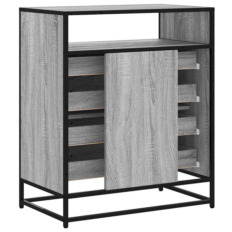vidaXL szürke sonoma színű szerelt fa fiókos szekrény 70x41x83,5 cm