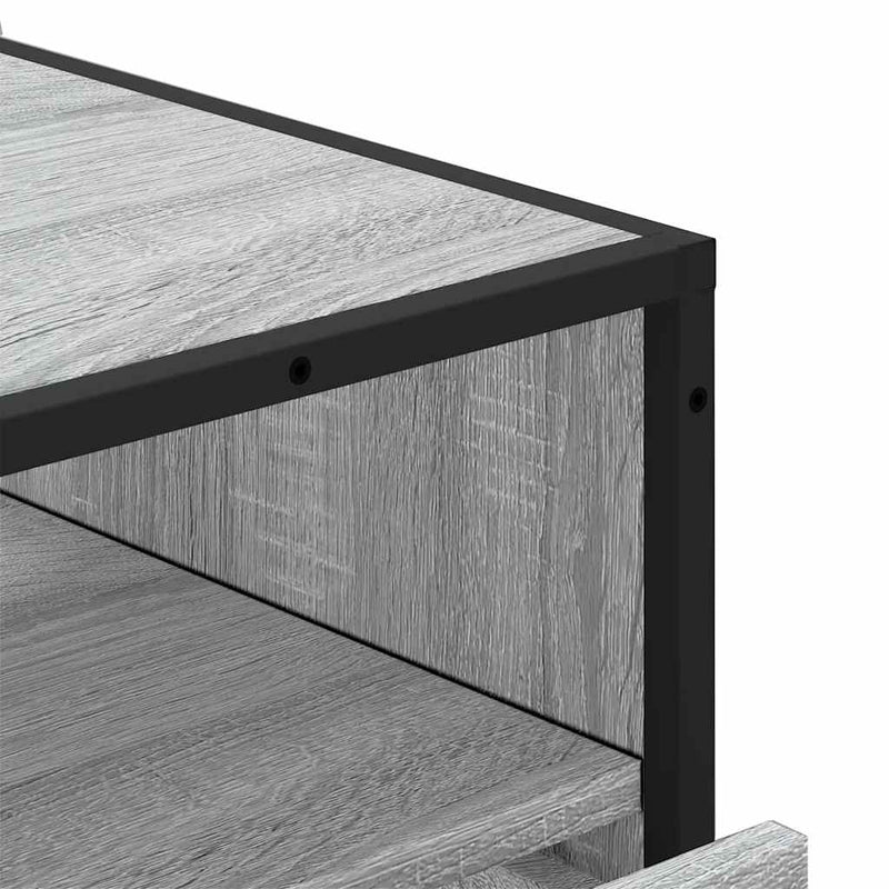 vidaXL szürke sonoma színű szerelt fa fiókos szekrény 70x41x83,5 cm