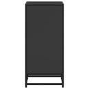 vidaXL fekete szerelt fa könyvszekrény 40x35x76 cm