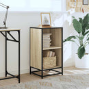 vidaXL sonoma színű szerelt fa könyvszekrény 40x35x76 cm