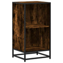 vidaXL füstös tölgy színű szerelt fa könyvszekrény 40x35x76 cm