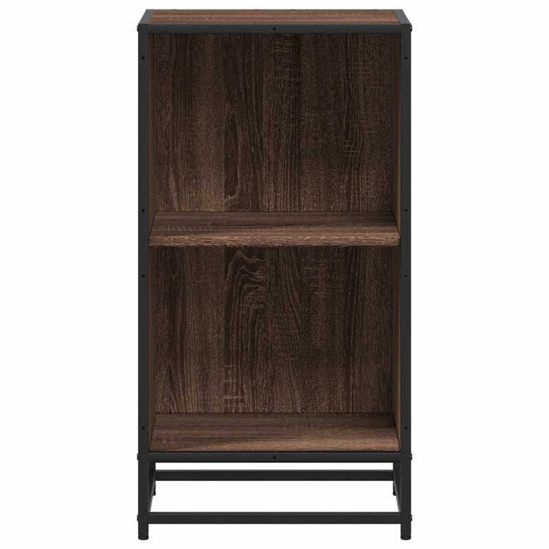 vidaXL barna tölgyszínű szerelt fa könyvszekrény 40x35x76 cm