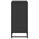 vidaXL fekete forgácslap könyvszekrény 60x35x76 cm