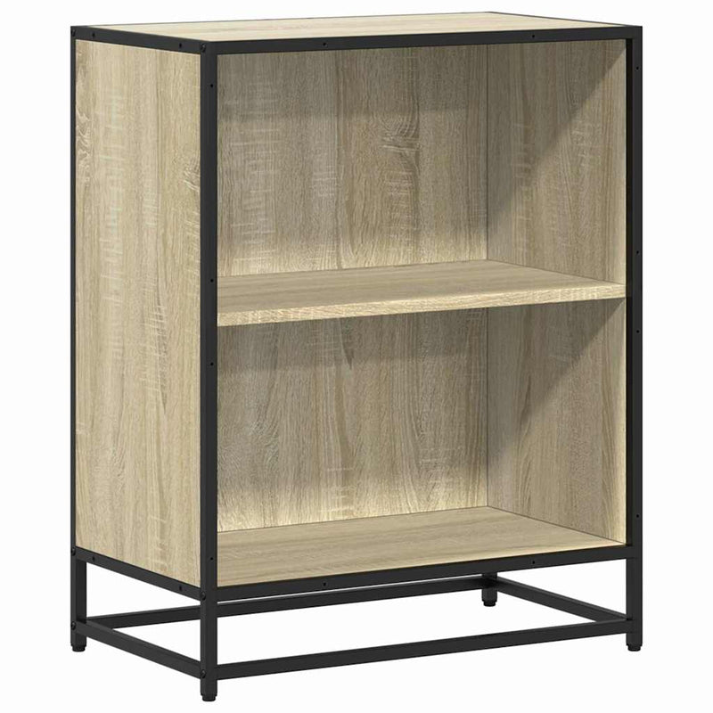 vidaXL sonoma színű szerelt fa könyvszekrény 60x35x76 cm