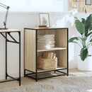 vidaXL sonoma színű szerelt fa könyvszekrény 60x35x76 cm