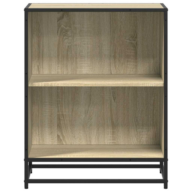 vidaXL sonoma színű szerelt fa könyvszekrény 60x35x76 cm