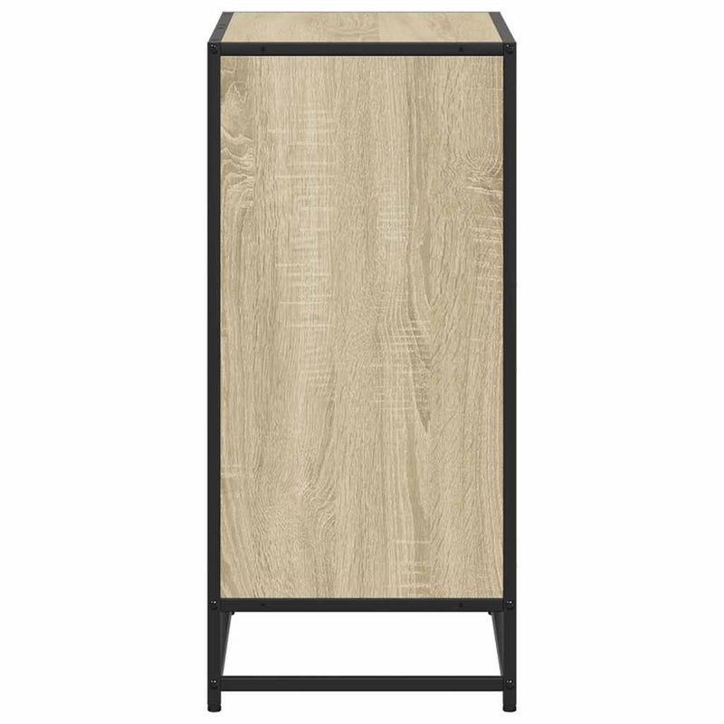 vidaXL sonoma színű szerelt fa könyvszekrény 60x35x76 cm