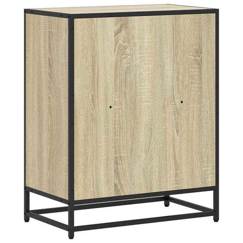 vidaXL sonoma színű szerelt fa könyvszekrény 60x35x76 cm